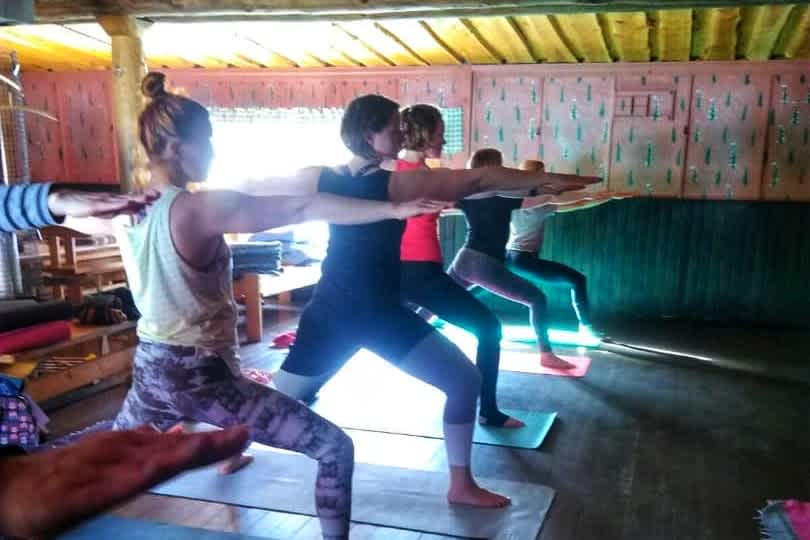 Yoga at Aakenuspirtti