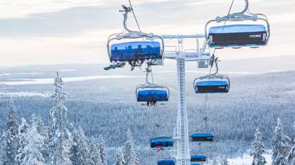 Levi South chair lift at South slopes