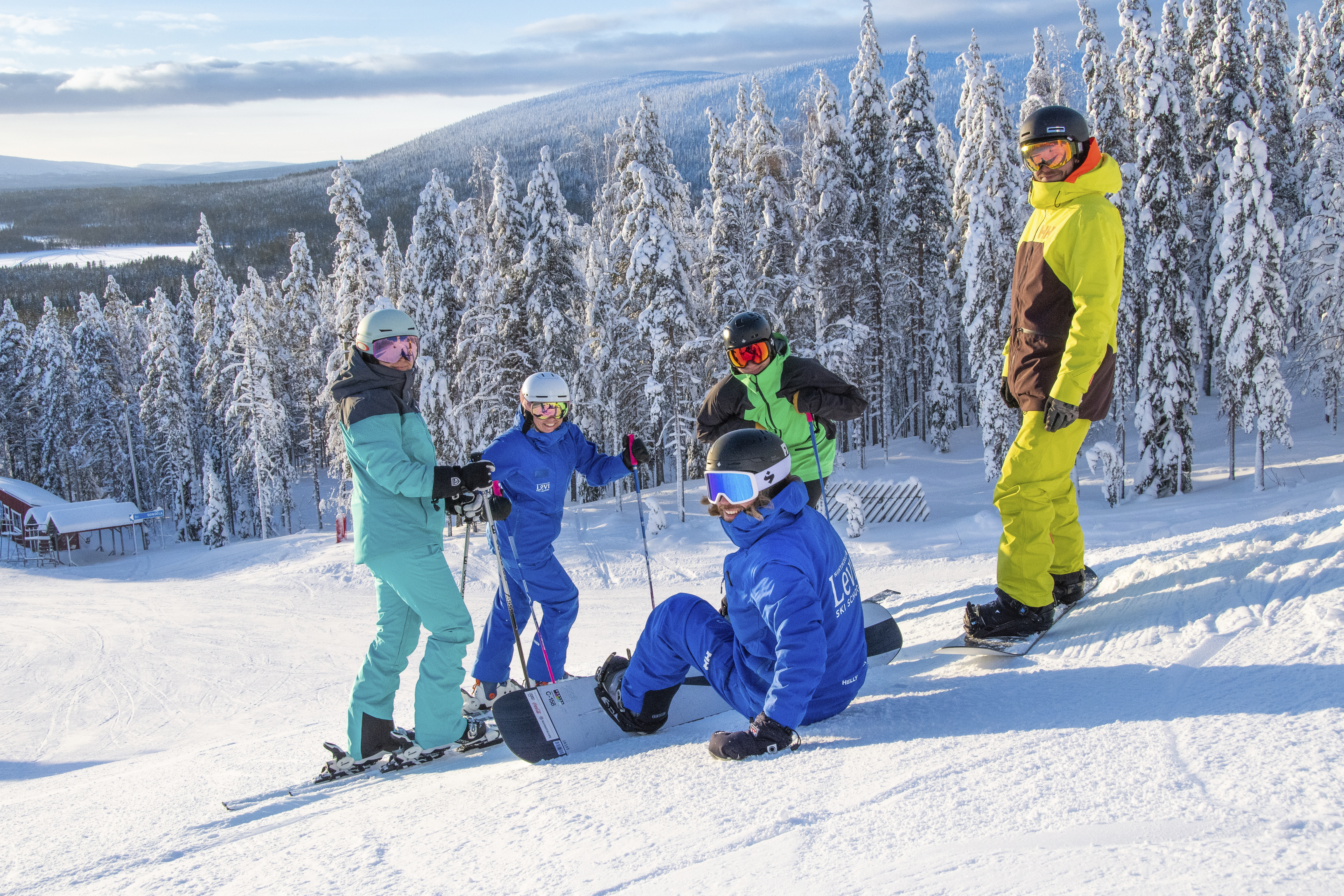 levi ski school ryhmät