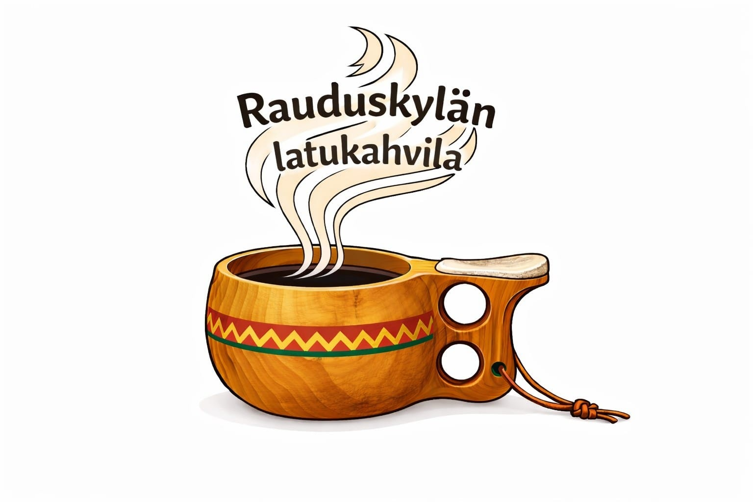 Rauduskylän latukahvila logo