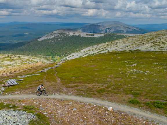 Ylläs-Levi MTB 2025 loppunousu