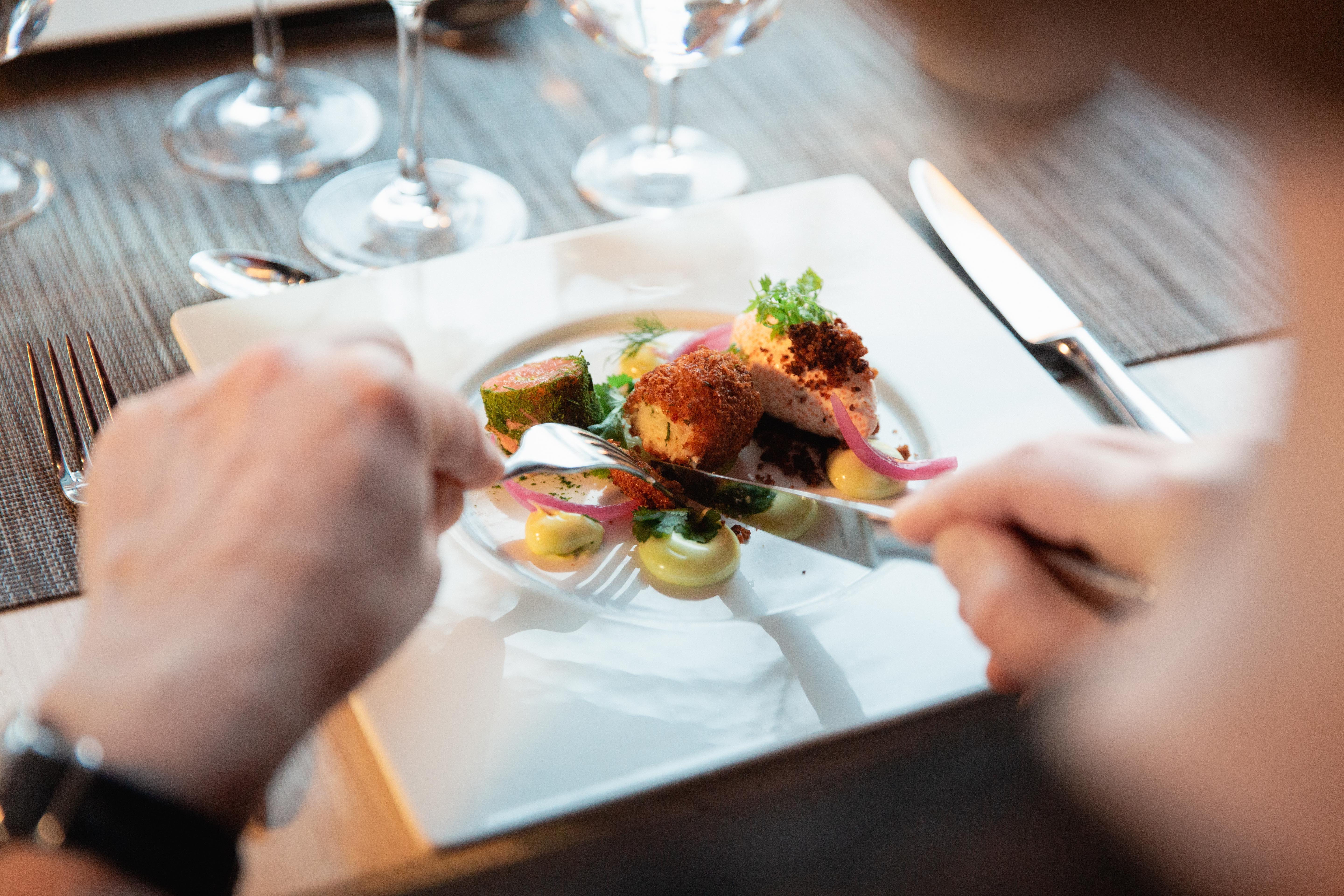 Flatlight ruokakuva King crab house