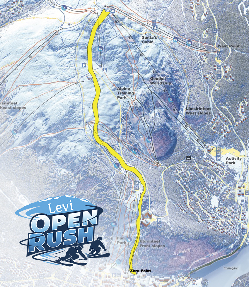 LEVI OPEN RUSH REITTI