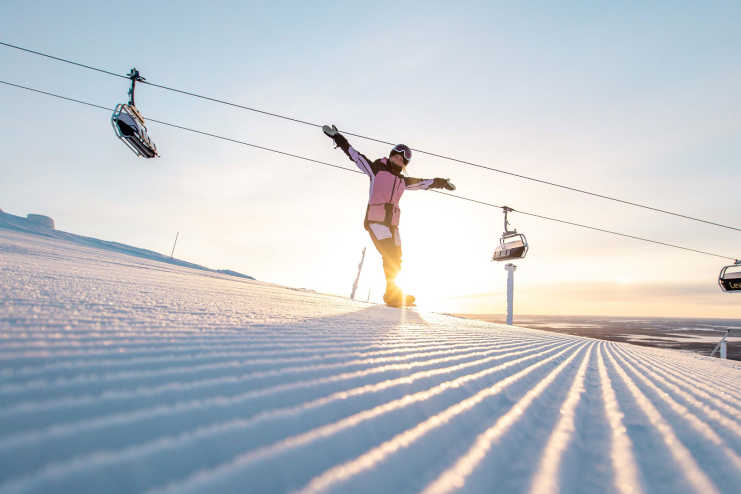 Levi Ski Resort slopes and lifts