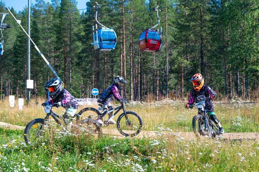 Levi Bikepark lesson kids