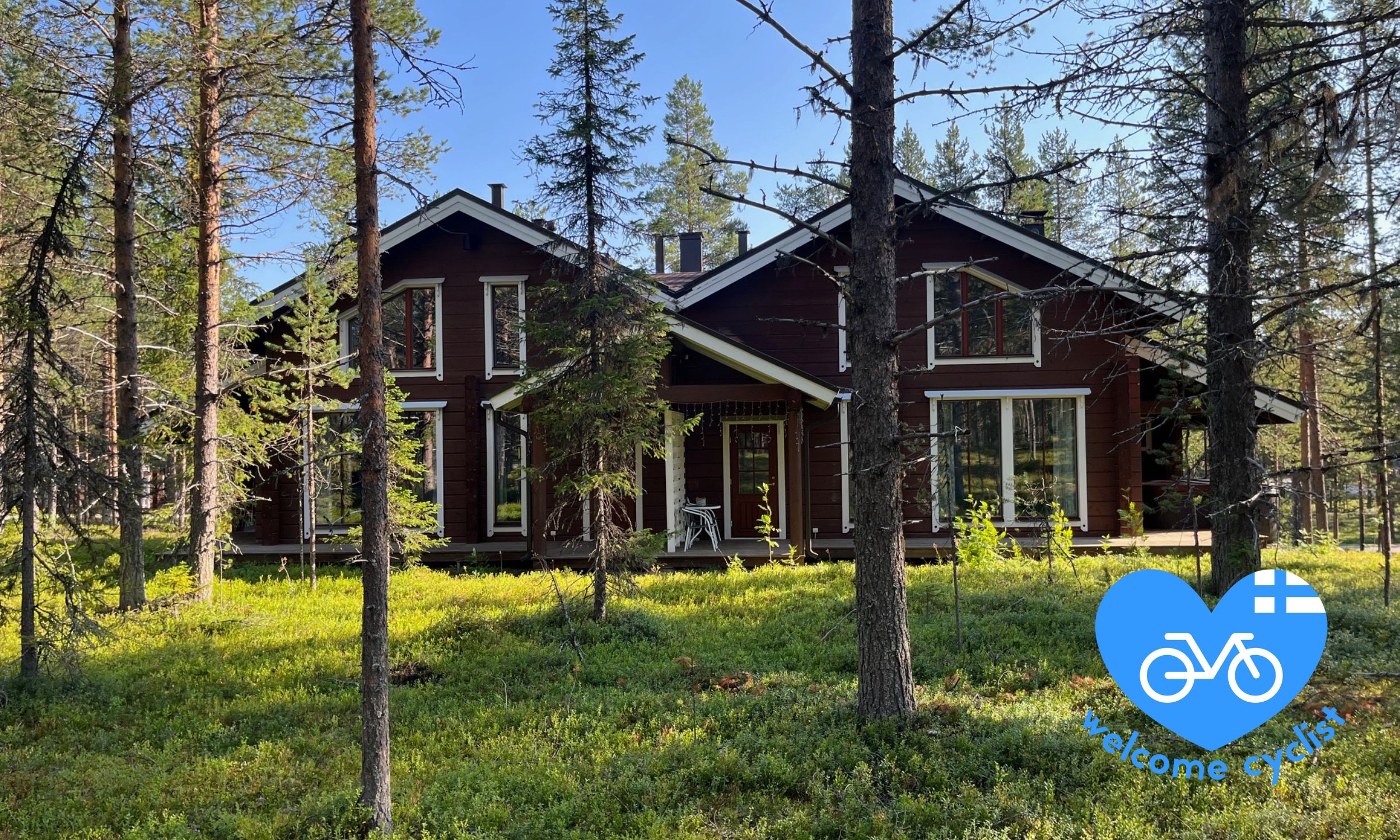 Levinkruunu welcome cyclist