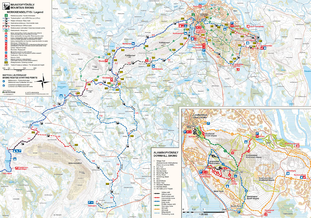 Top 8+ Imagen Levi Vaellusreitit Kartta - Abzlocal Fi