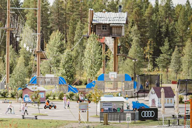 Liikenne- ja leikkipuisto levi