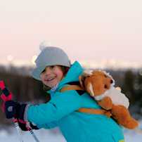 Hiihtäminen lapset maastohiihto