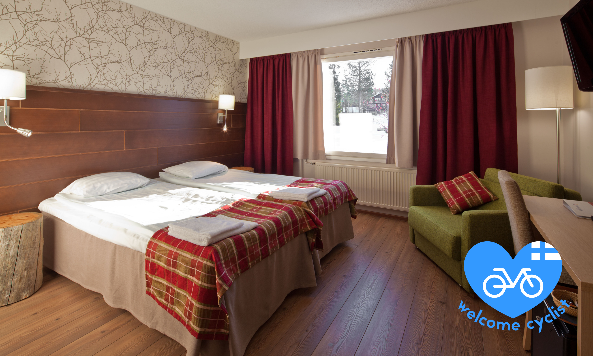 Sirkantähti welcome cyclist