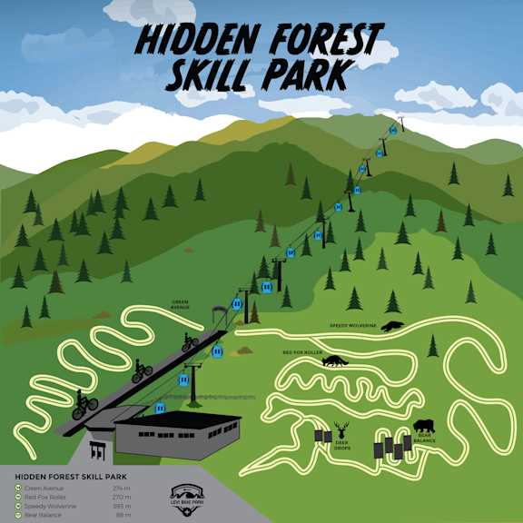 Hidden-Forest-trail-map LSR