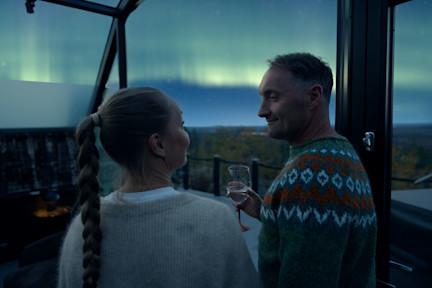 ruska revontulet Levi majoitus