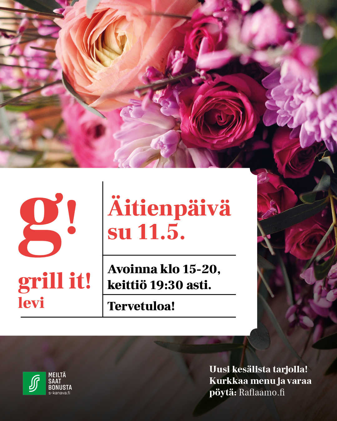 Grill it! äitienpäivä
