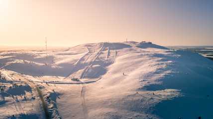 Kevät rinteillä tunturi
