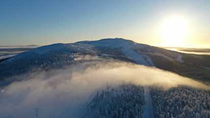 Eturinteet, tunturin huippu