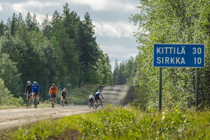 Levi gravel pyöräily