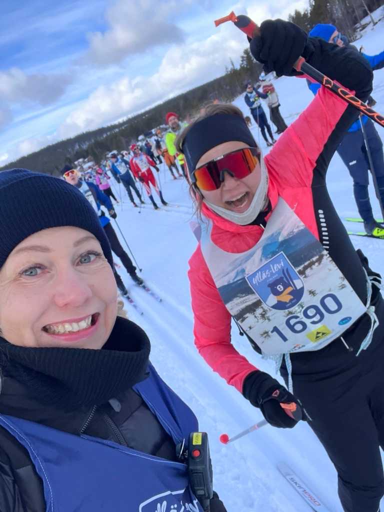 Odottava tunnelma lähdössä.