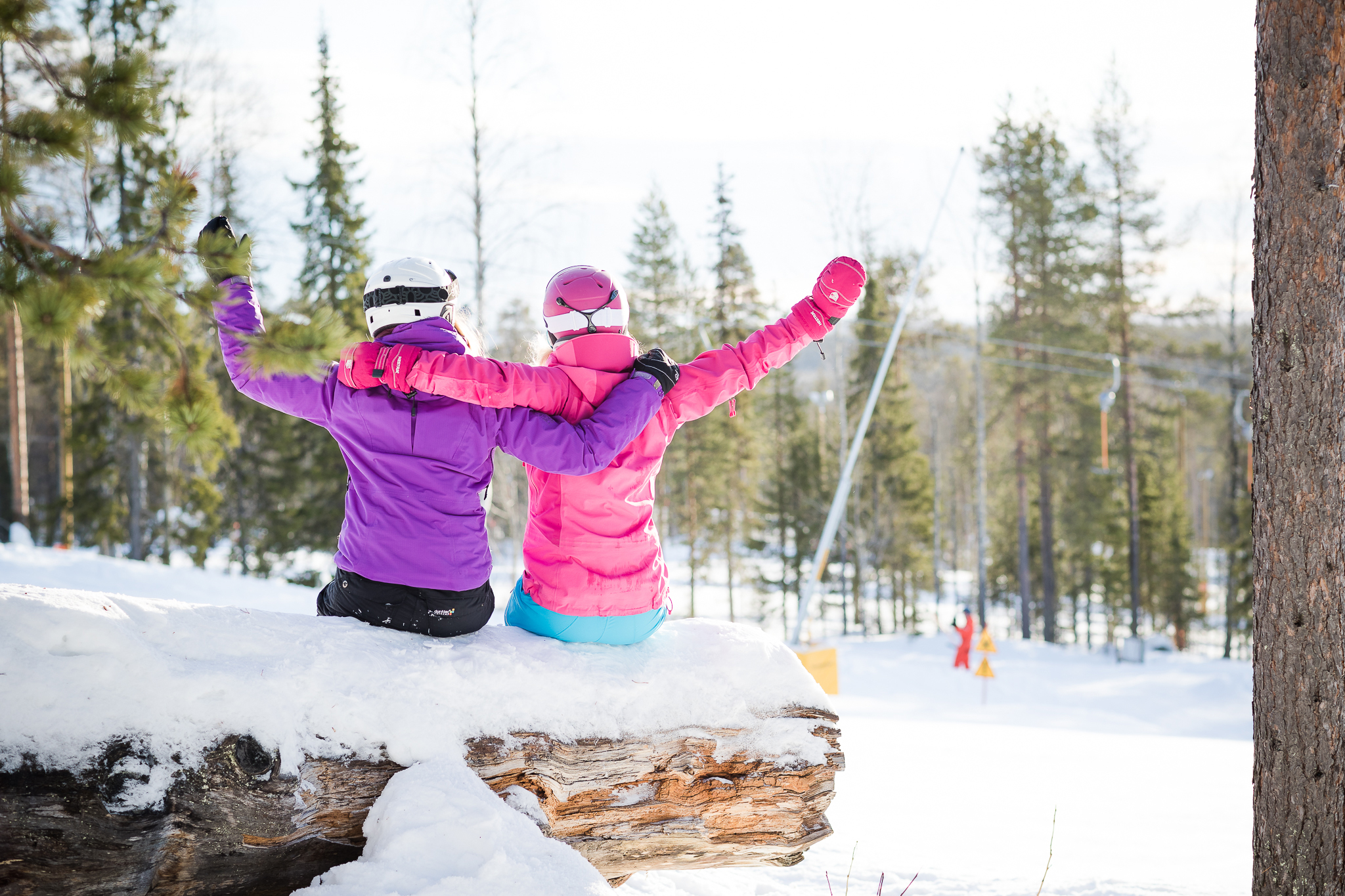 Levi etelärinteet kevät laskijat