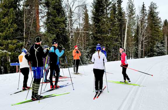 Ritun hiihtokoulu & Agnico Eagle Finland