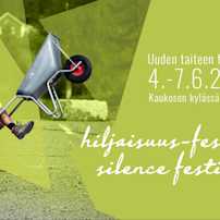 hiljaisuus festivaali banner