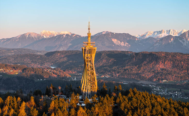 Pyramidenkogel am Wörthersee in Österreich