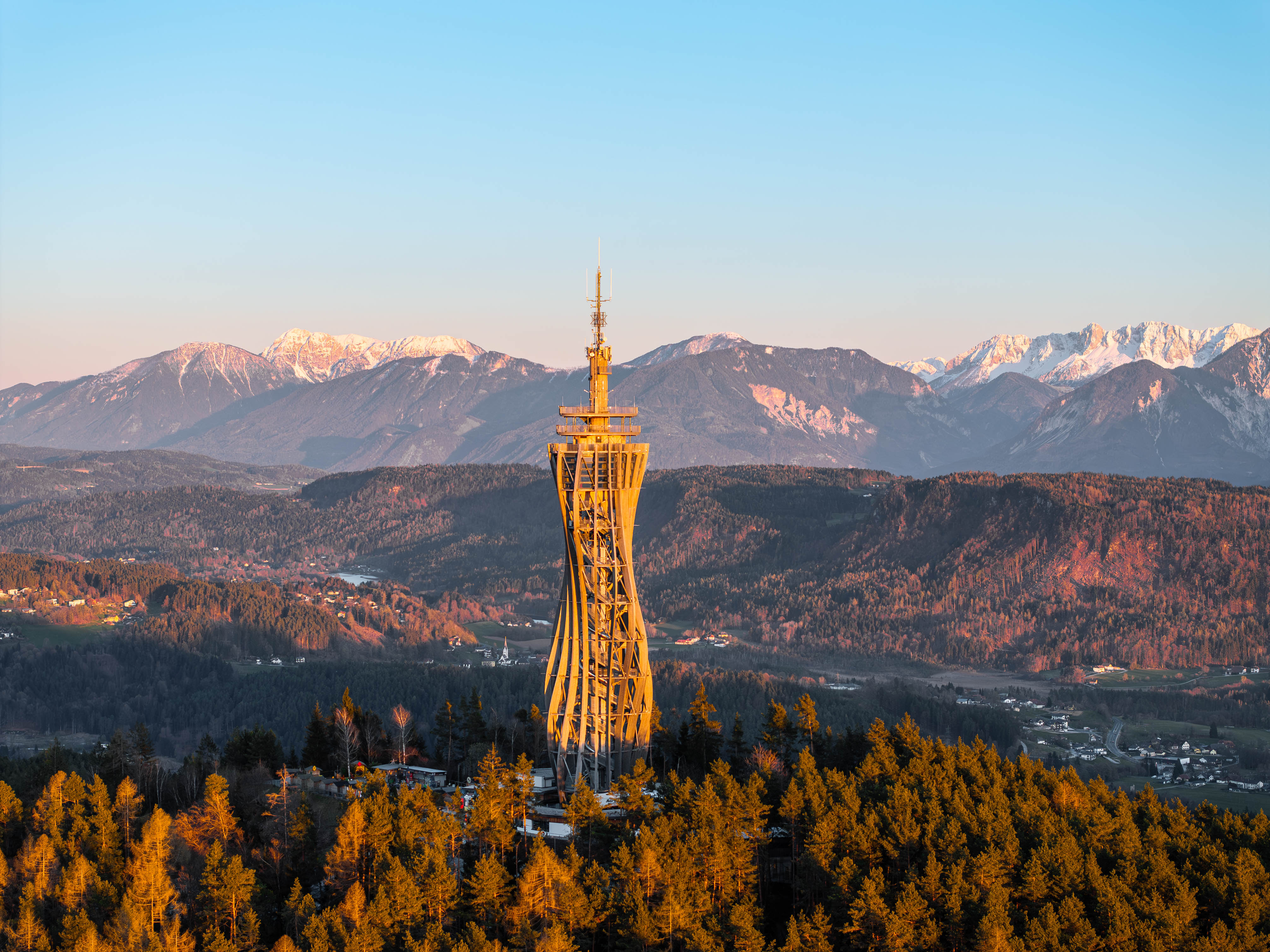 Pyramidenkogel am Wörthersee in Österreich