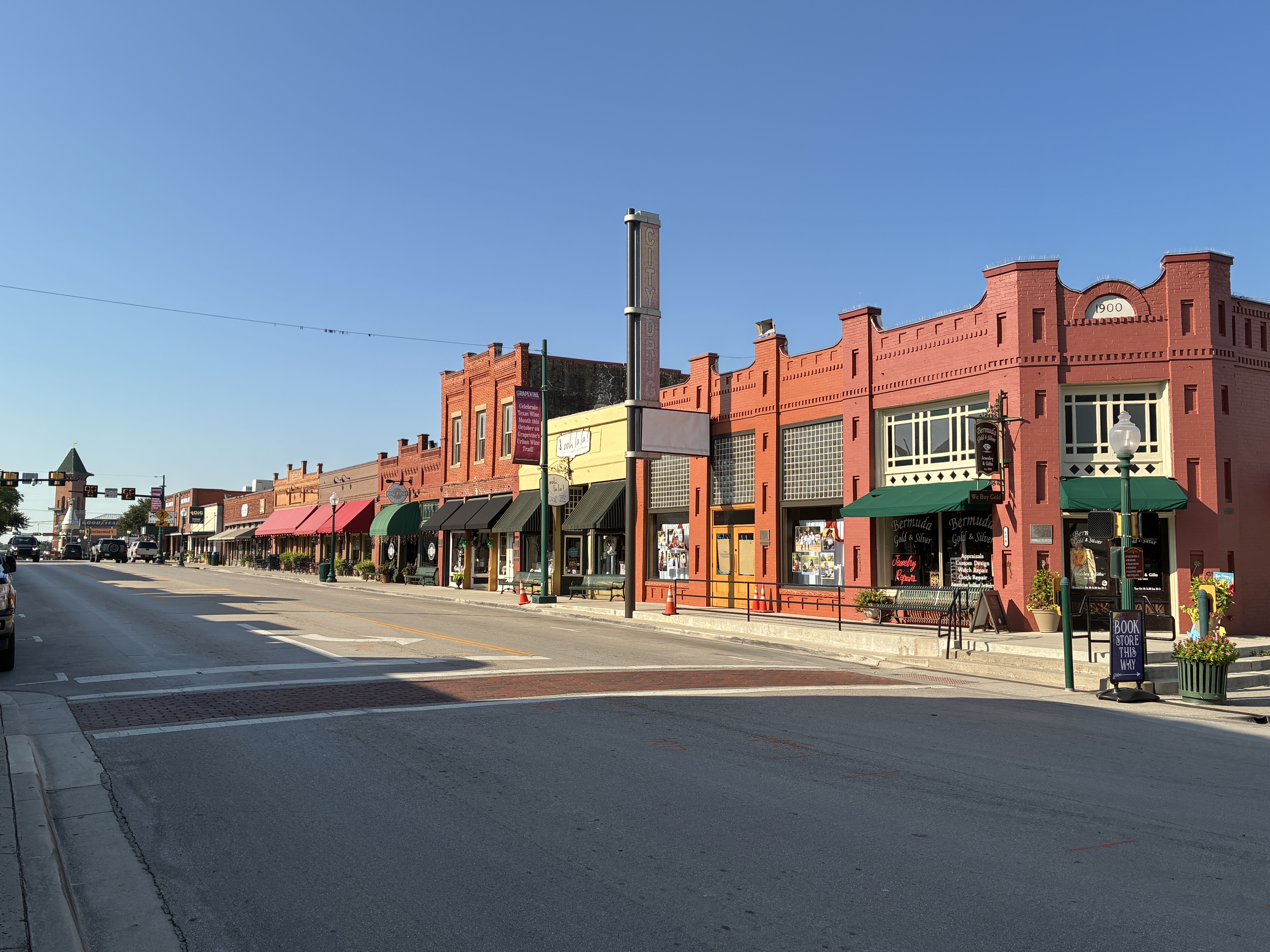 Grapevine Downtown in Texas