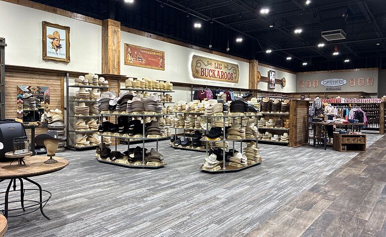 Geschäft mit Cowboyhüten in Grapevine, Texas