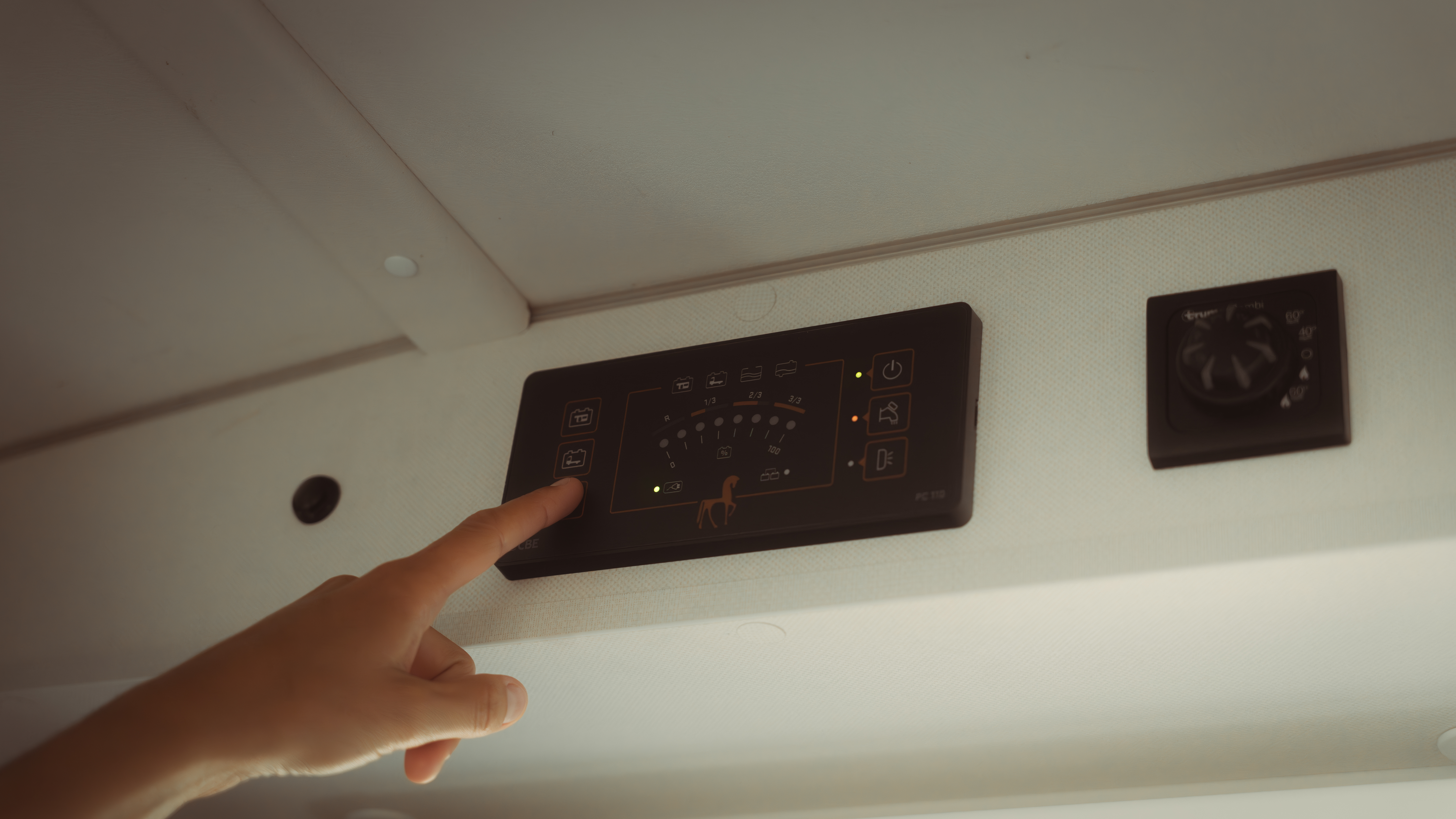 Wassertankanzeige im Wohnmobil