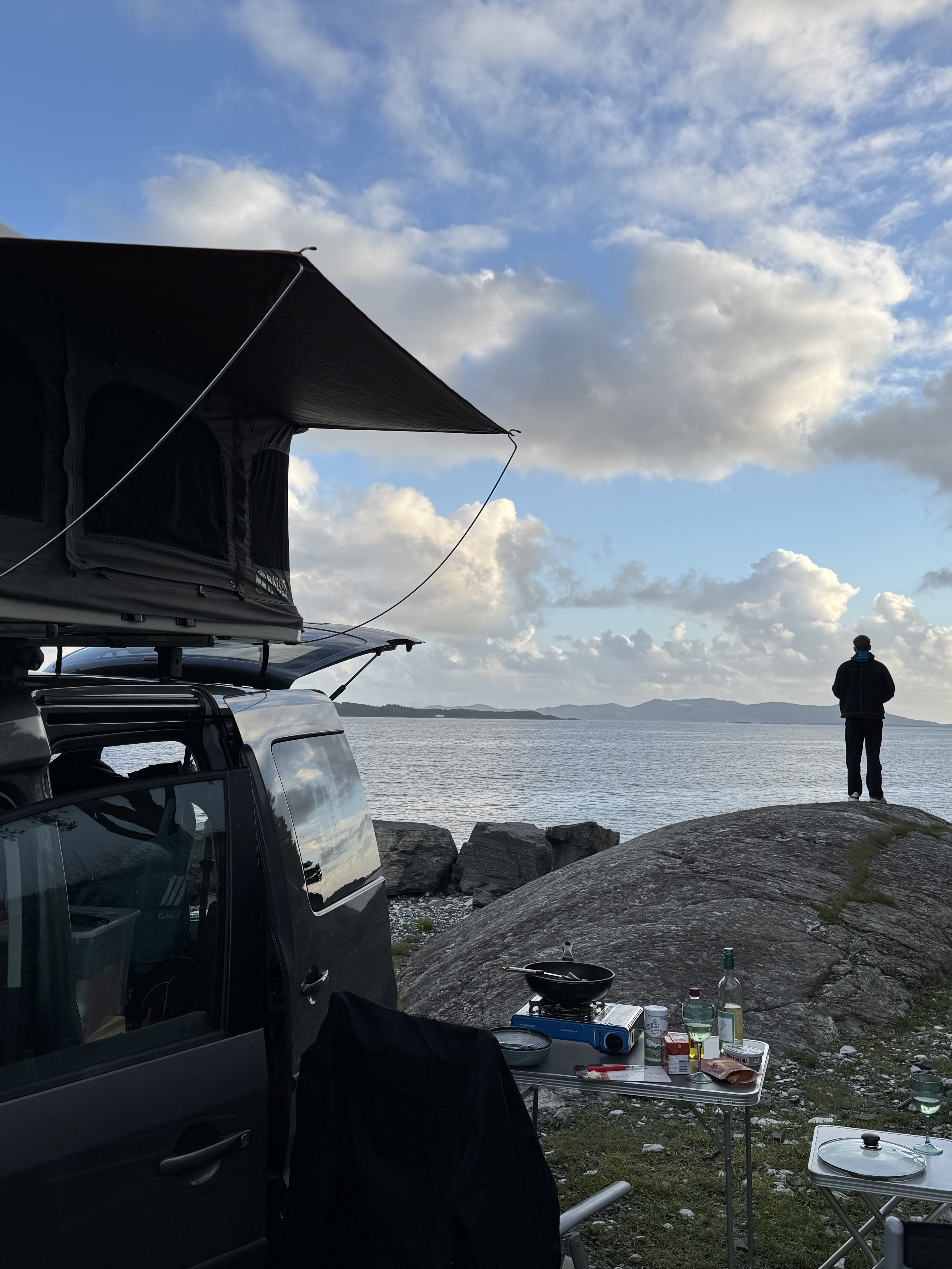 Wildcamping in Norwegen am Wasser