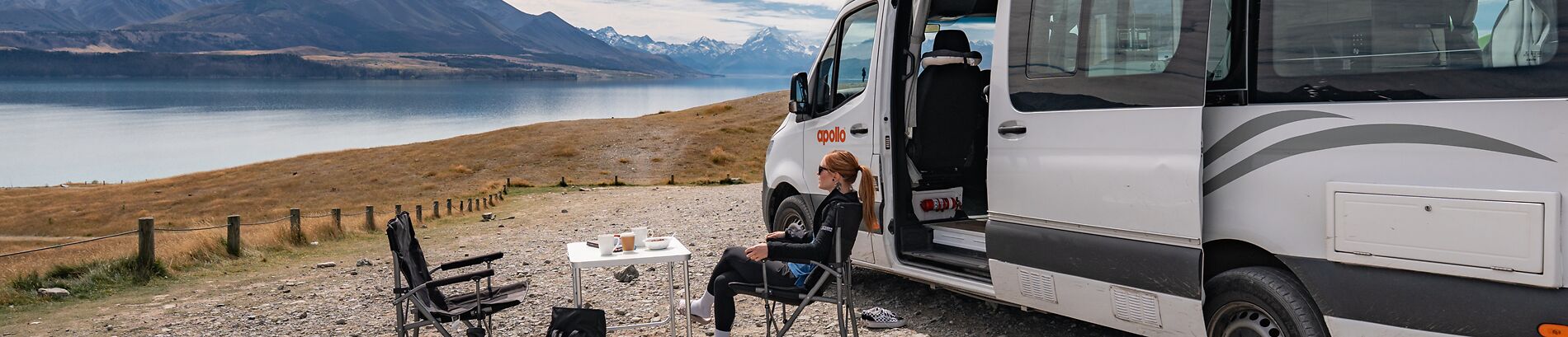 Noleggia un camper in Nuova Zelanda</br>da 14,77 €/notte