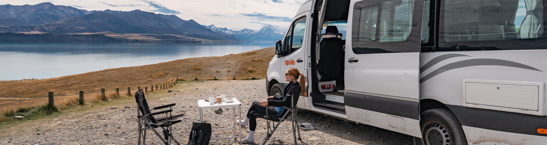 Wohnmobil mieten in Neuseeland</br> ab € 13,21/Nacht