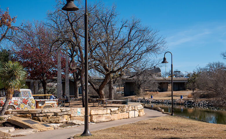 Concho River Walk in San Angelo, Texas