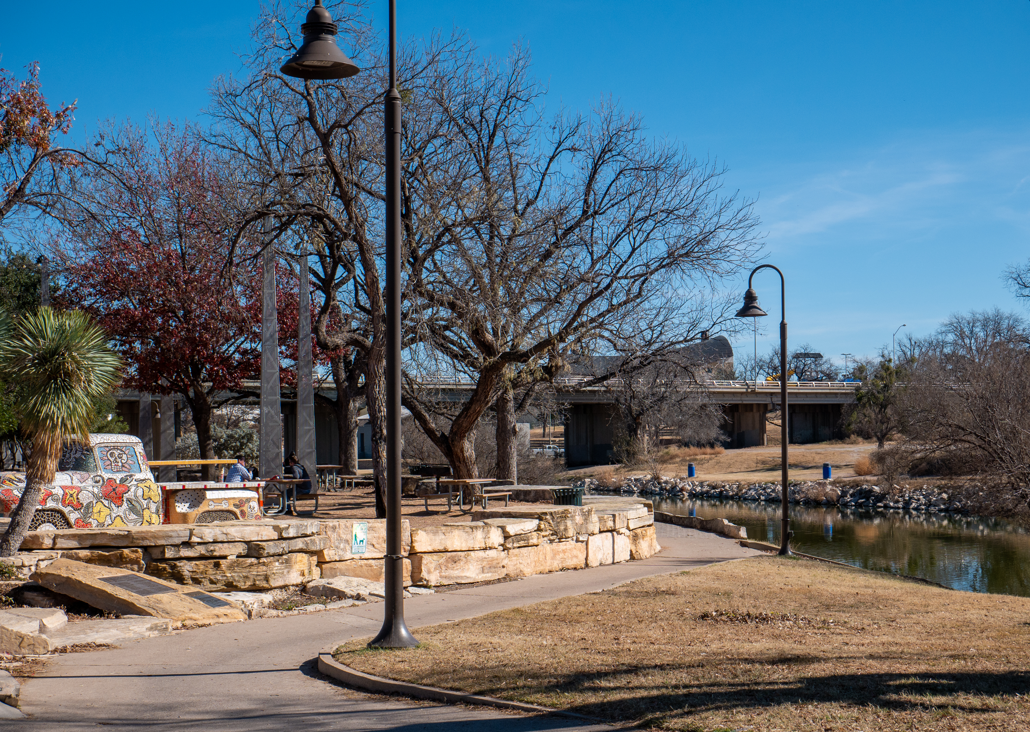 Concho River Walk in San Angelo, Texas