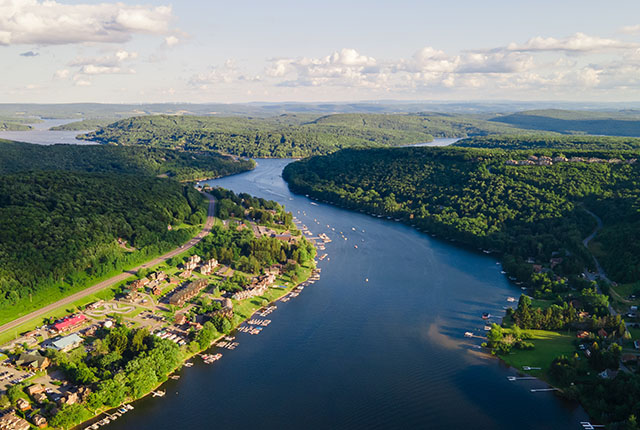 Deep Creek Lake Kanal in Maryland, USA