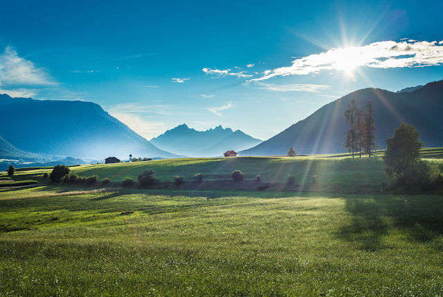 Innsbruck circondata dalle Alpi