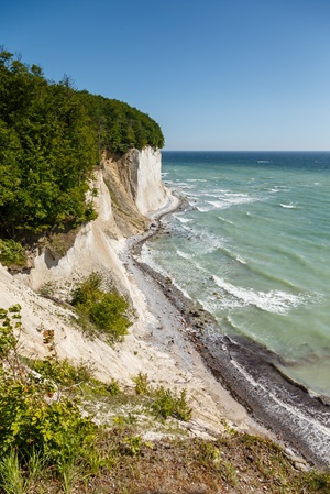 Kreidefelsen auf Rügen an der Ostsee