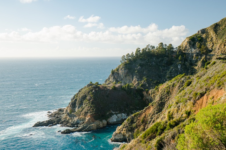 Blick auf die Küste in Kalifornien