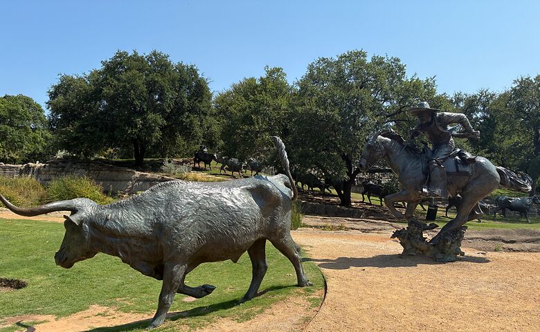 Skulpturen im Dallas Pioneer Park