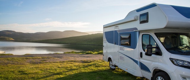 Camping near a body of water