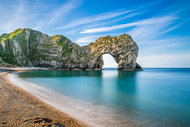 Durdle Door in Dorset, Jurassic Coast, England, UK