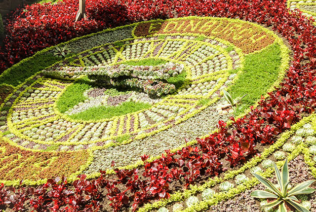 Die Floral Clock in Edinburgh