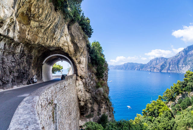 Côte amalfitaine, mer Méditerranée, Italie