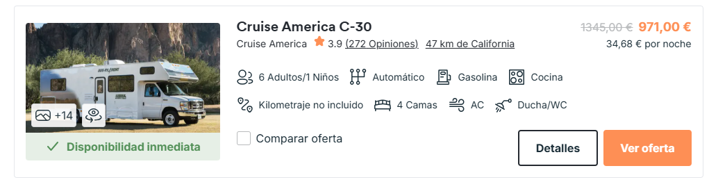 disponibilidad inmediata