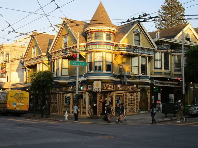 Szeneviertel Haight Ashbury in San Francisco