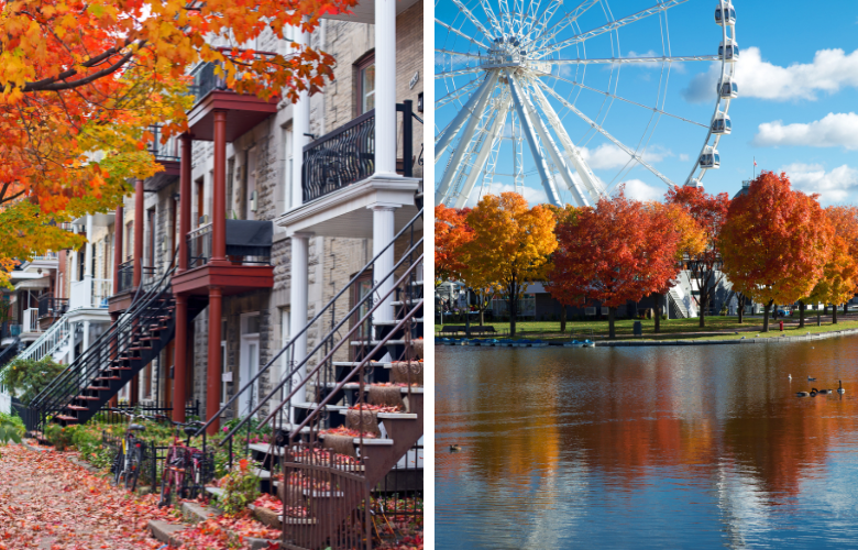 Herbst in Montréal in Kanada