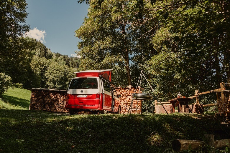 Naturcamping in der Schweiz
