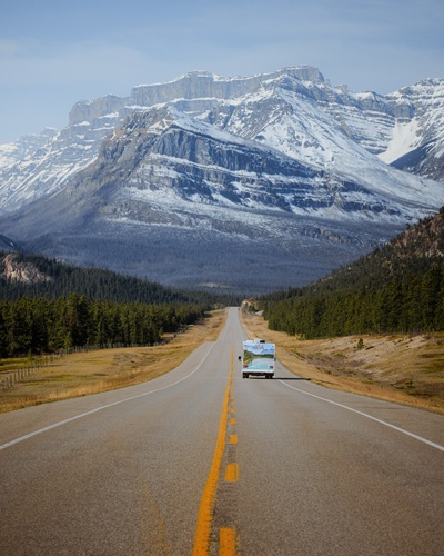 Icefields Parkway mit dem Wohnmobil in Kanada