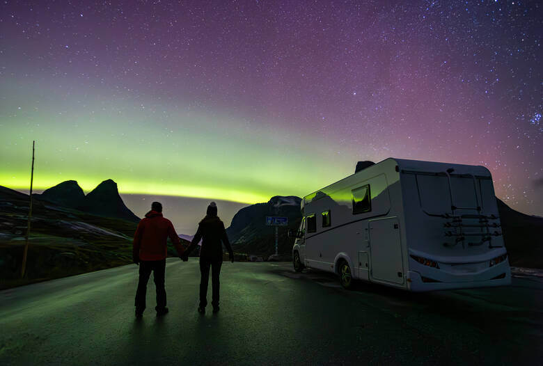 Polarlichter in Norwegen