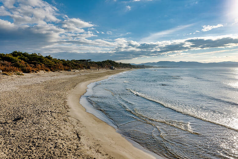 Sandstrand in der Toskana